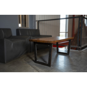 Bench/Table with Metal Legs