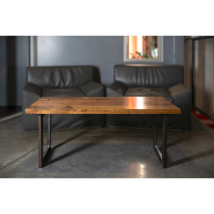 Bench/Table with Metal Legs