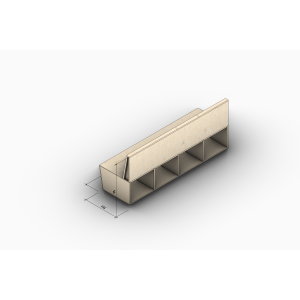 Full Bench Cubbie B